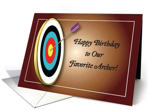 Looking for inspiration for handmade birthday cards, treats, or favors? Birthday / To Archer, Target card (873263)