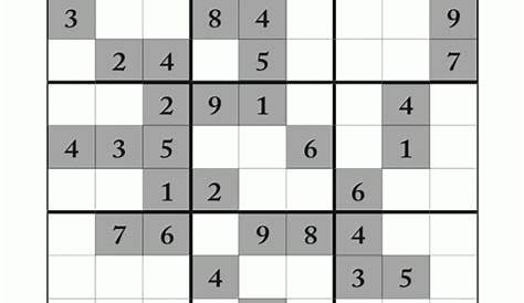 Easy Sudoku Puzzle To Print 6 | 6 Printable Sudoku | Printable Sudoku Free
