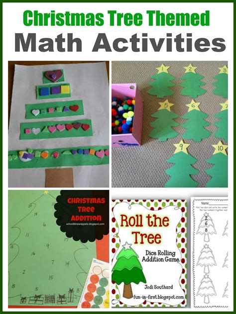 Christmas Tree Theme for Preschool and Early Elementary