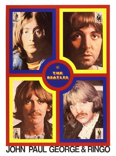 The Beatles From Left To Right John Lennon George Harrison Ringo Vrogue