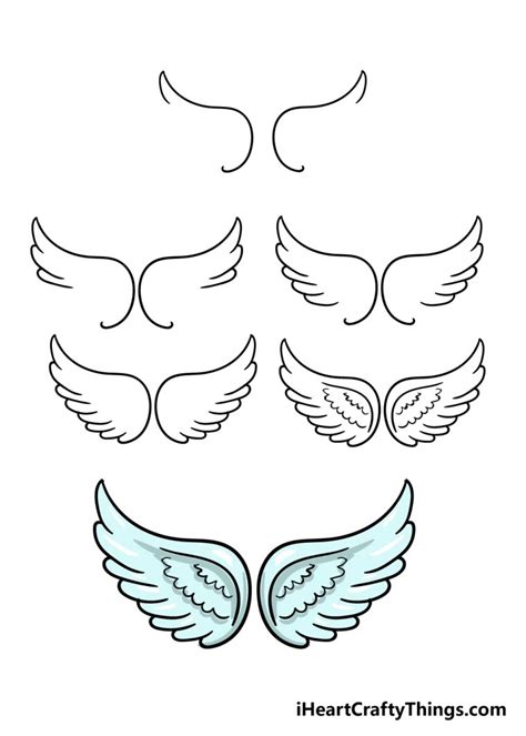 How To Draw Wings Of An Angel
