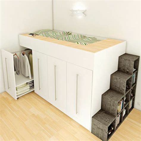 Beim entwerfen eines schlafzimmers ist der offensichtlichste platz, um anzufangen, mit dem bett. Comment bien choisir un meuble gain de place en 50 photos
