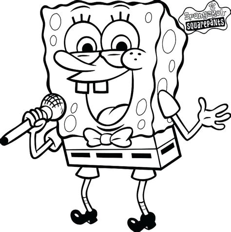 Gambar Kartun Hitam Putih Spongebob Terbaik Pkl 2022