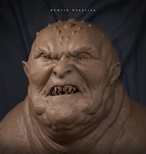 Orc Clay Render - ZBrushCentral
