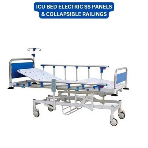 Icu Bed Electric Ss Panels And Collapsible Railings At Rs 62999 New