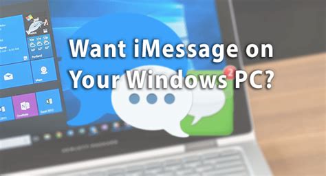 As we mentioned, this will act as a customer for the regular apple courier service. Want iMessage on Your Windows PC? How-To - AppleToolBox