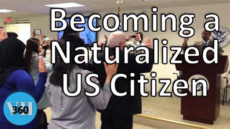 Becoming A Naturalized Us Citizen Youtube