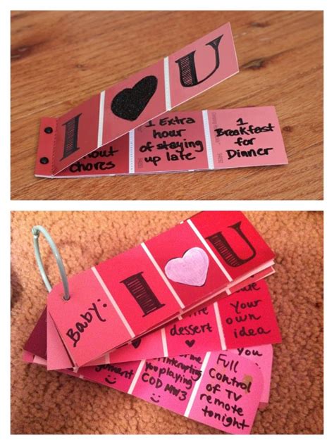 Handmade Valentine S Day Inspiration Diy Birthday Gifts For Him