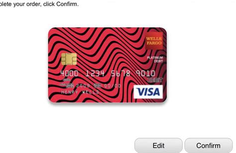 Custom Debit Card Design Wells Fargo