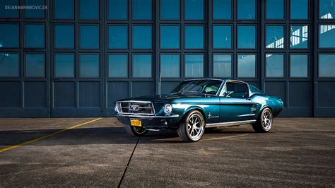 Blue 1967 Ford Mustang Fastback By Americanmuscle On Deviantart