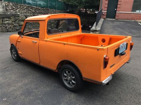 1976 Classic Austin Mini Truck Orange For Sale Classic Austin