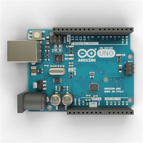 The regulated power supply used to power the microcontroller and other components on the board. Arduino Uno - Polygon Beater