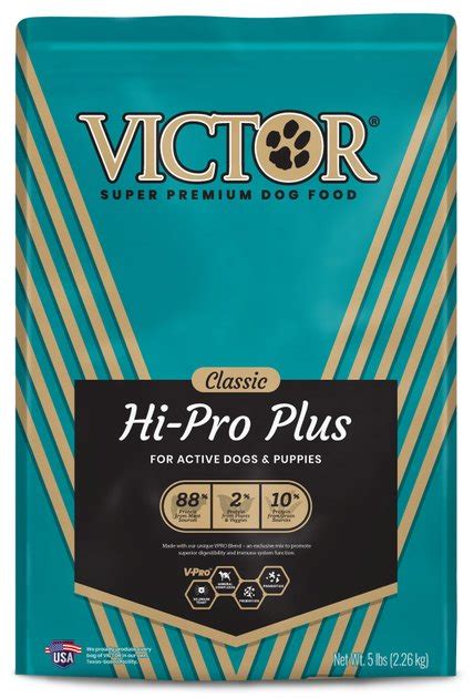 Victor Hi Pro Plus Formula Dry Dog Food 5 Lb Bag