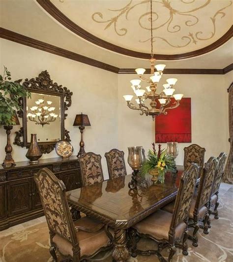 50 Glorious And Luxury Western Dining Room Design Tuscan Decorating