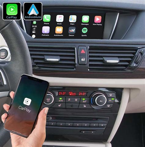 Unique auto developments apple carplay / android auto box installed in a bmw x1 f48 with 8,8 oem screen box sold and. Système Apple Carplay sans fil et Android Auto pour BMW X1 E84