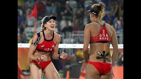 Kerri Walsh Jennings April Ross Capture Beach Volleyball Bronze