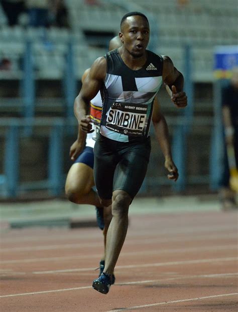 South africa's akani simbine breaks the african 100m record as burkina faso's fabrice hugues zango sets a new continental mark for the . KYK: Skitterende Akani Simbine | Netwerk24