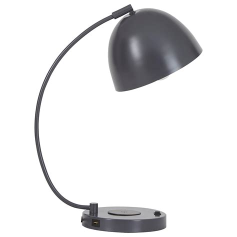 Ashley Signature Design Lamps Contemporary 1366224 Austbeck Gray