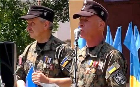 In Der Ukraine Wurde Ein Veteran Der Waffen Ss Division Galizien