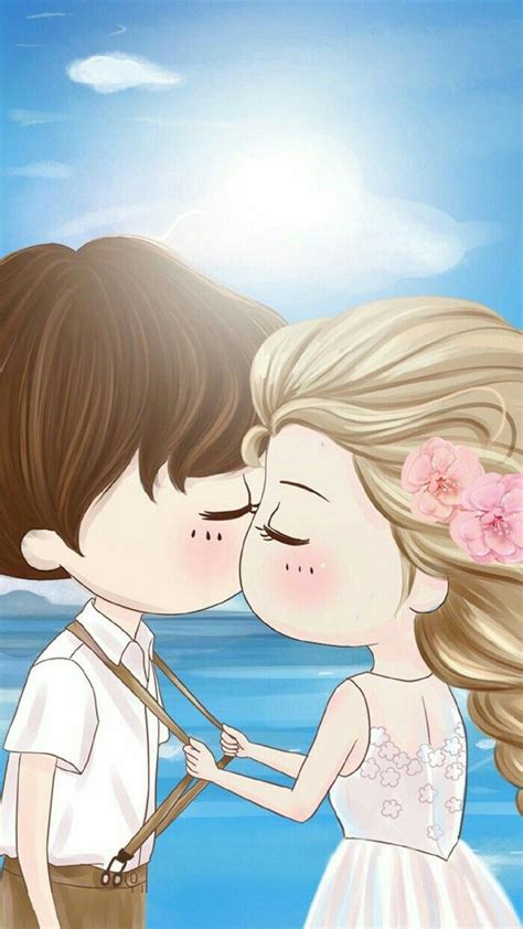 Pin By Cố Tịch Vân On Chibi Love Cute Love Cartoons Love Animation Wallpaper Cute Love
