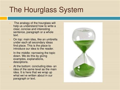 The Hourglass System Or How To Make Writing Easier