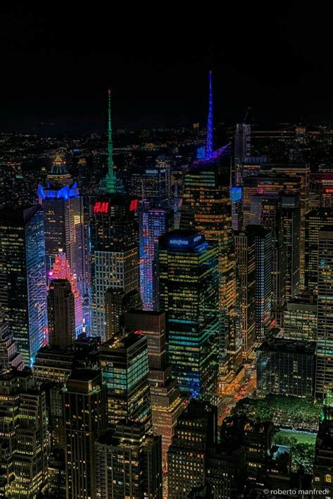 New York City Nightscape City Aesthetic City Wallpaper
