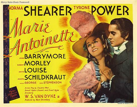 Marie Antoinette 1938 Poster Tyrone Power Sidney Fox Glamour Movie