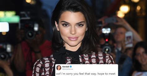 Kendall Jenners Response To A Twitter Troll Calling Her Despicable