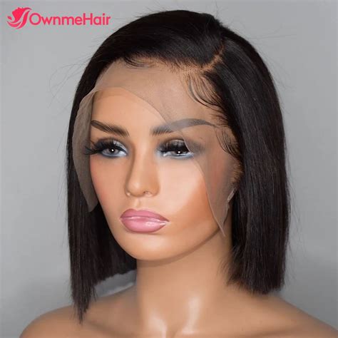 Bleached Knots Pre Plucked Bob Wig Short Wig Human Bleached Knots