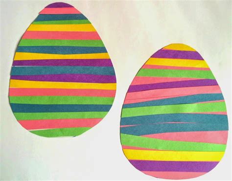 Simply print all 6 pages, tile them together to create one big easter egg. 10 Minute Paper Eggs | AllFreeKidsCrafts.com