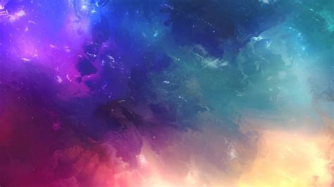 Hd Wallpaper Multicolored Clouds Wallpaper Space Abstract Colorful