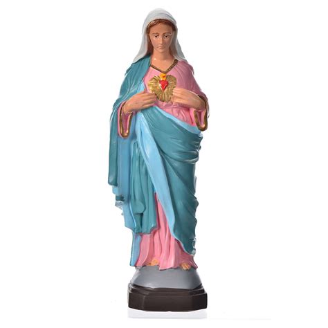 Sacred Heart Of Mary Statue 20cm Unbreakable Material Online Sales