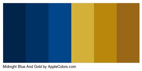 Use color matcher to find the perfect color palettes for your design. Midnight Blue And Gold Palette Palette Coin | AppleColors