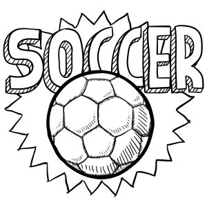 Small soccer ball coloring page. Soccer Ball Coloring Page For Kids | Sports coloring pages ...