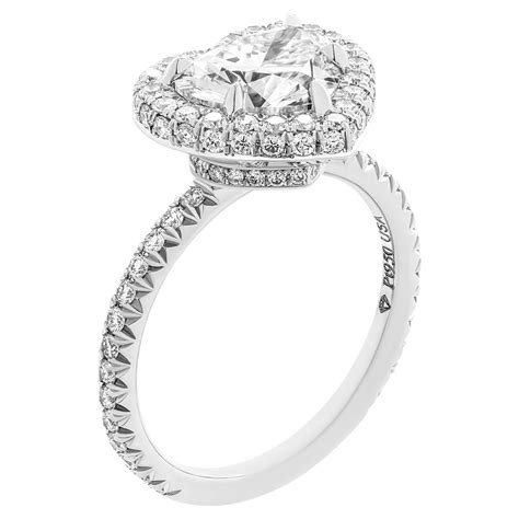 Gia Certified 201 Carat Heart Shape Diamond Engagement Ring At 1stdibs