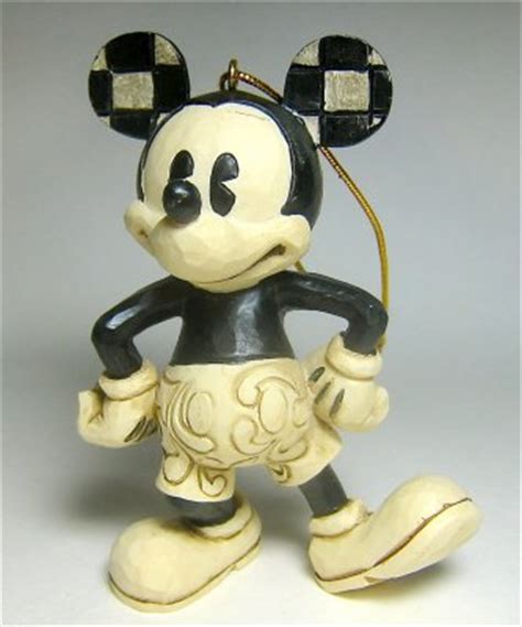 4.6 out of 5 stars. Mickey Mouse black-and-white holiday ornament (Jim Shore ...