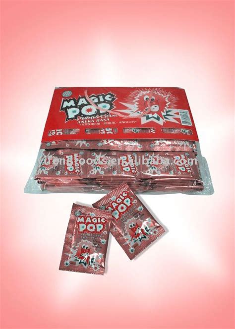 Strawberry Flavor Popping Candychina Price Supplier 21food