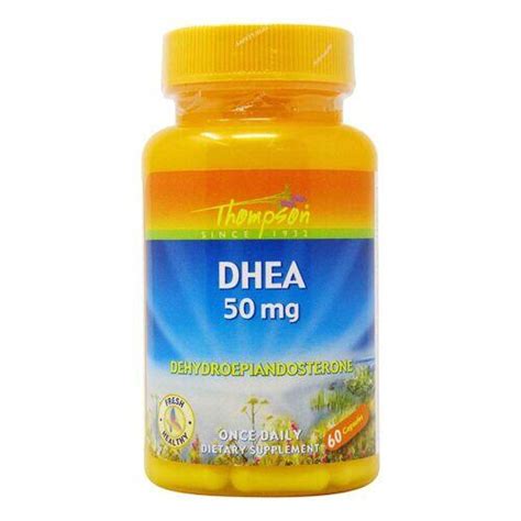 Comprar Dhea 50 Mg Thompson 60 Cápsulas Tudo Vitaminas Loja