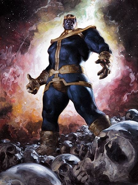 Thanos By Dave Palumbo For Marvel Masterpiece 2020 In Will Ls Comic