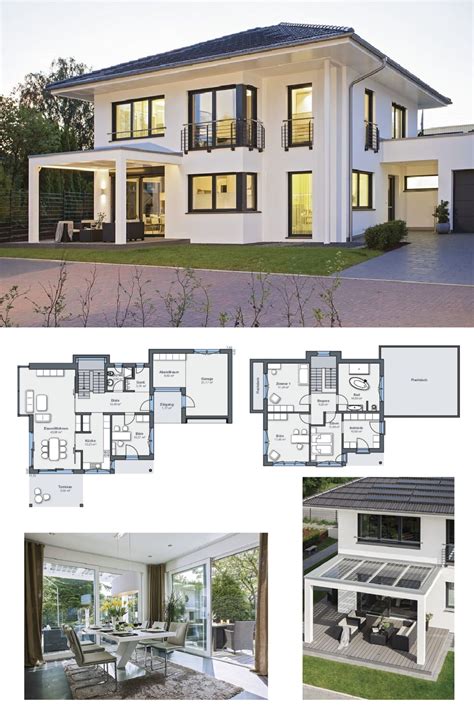 Grundriss aus 2/2018, seite 42ff modernes einfamilienhaus mit satteldach. ENERGIESPARHAUS Grundriss Stadtvilla - City Life Haus 250 ...