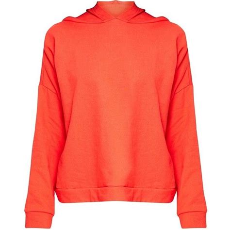 Red Prettylittlething Branded Oversized Hoodie 27 Liked On Polyvore