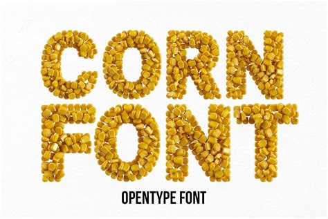 Corn Font Fonts Creative Market