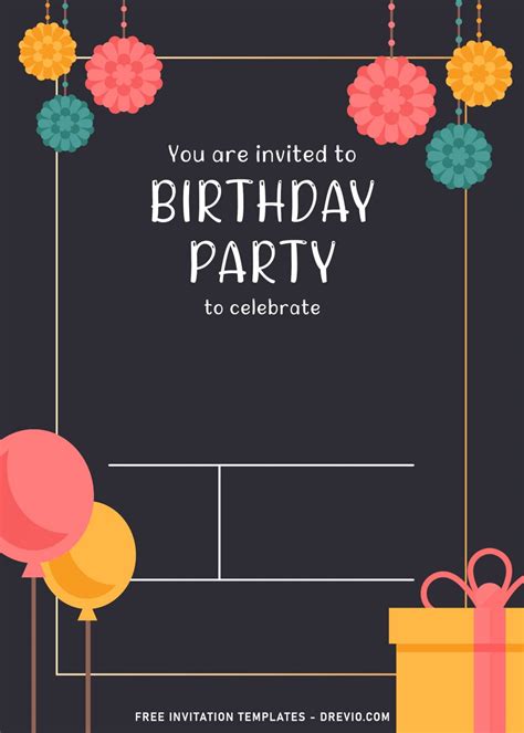 7 Cute And Fun Birthday Invitation Templates For Any Ages Download