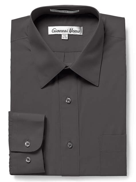 Gentlemens Collection Mens Regular Fit Long Sleeve Solid 
