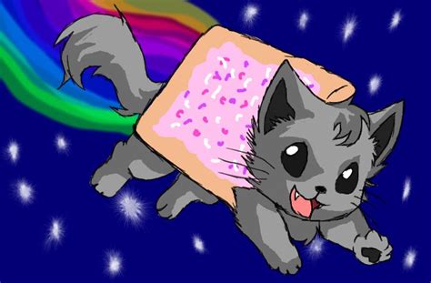 Nyan Cat Drawing Images And Pictures Becuo Pusheen And