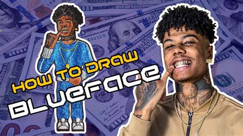 How To Draw Blueface Youtube