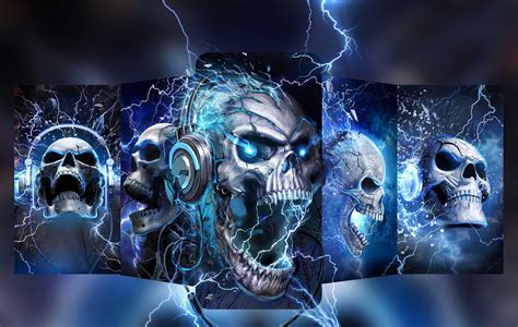 Electric Skull Live Wallpaper Apk For Android Download