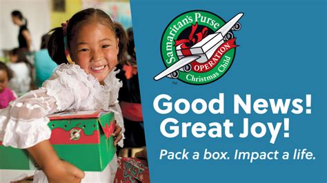 Samaritans Purse Collecting Shoeboxes For Operation Christmas Child