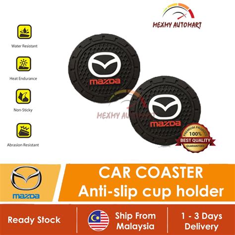 They are sold in the format of sheets. FACTORY PRICE MAZDA Car Coaster Cup Holder Anti-Slip ...