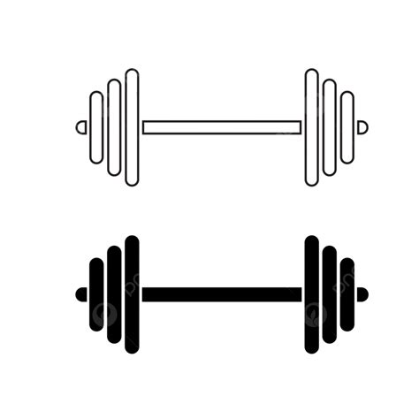 Dumbbell Weight Clipart Transparent Png Hd Barbell Icon Dumbbell